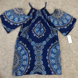 City Studio Cold Shoulder Dress